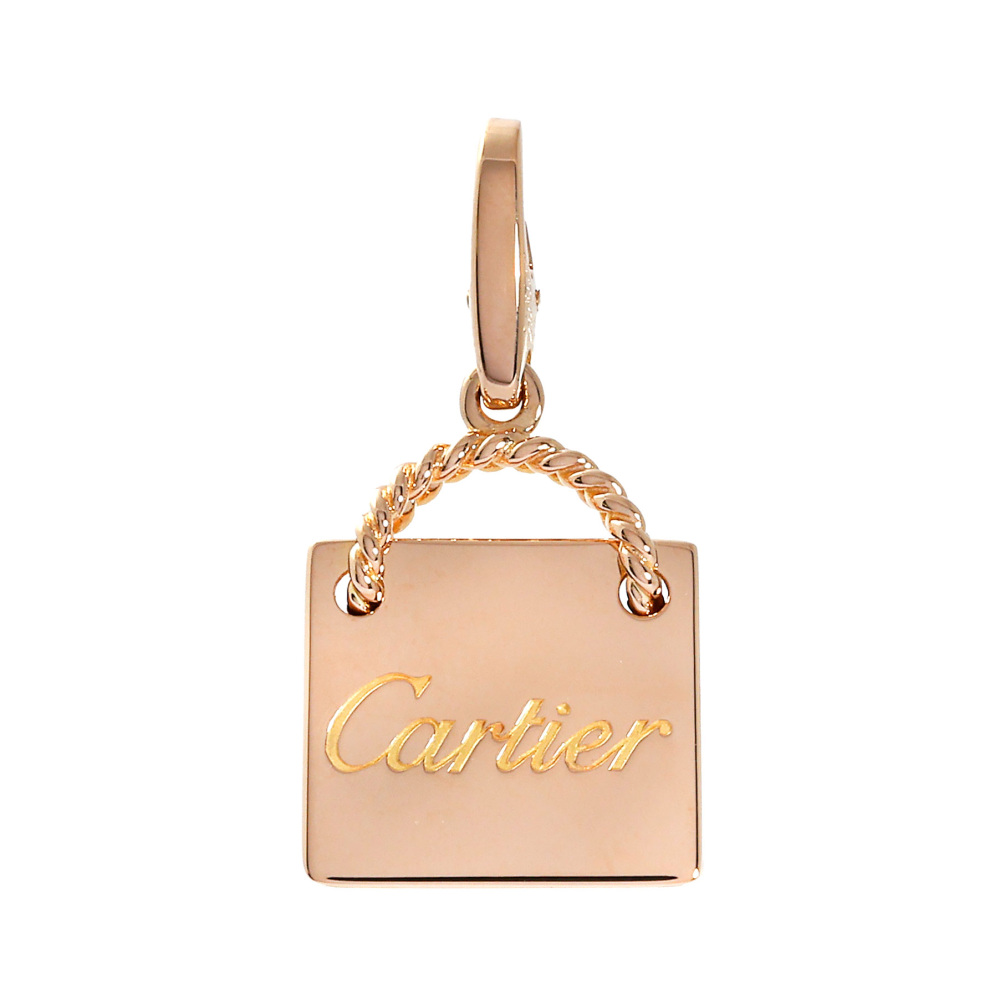 Cartier Shopping Bag K18 Pink Gold Charm B30113400