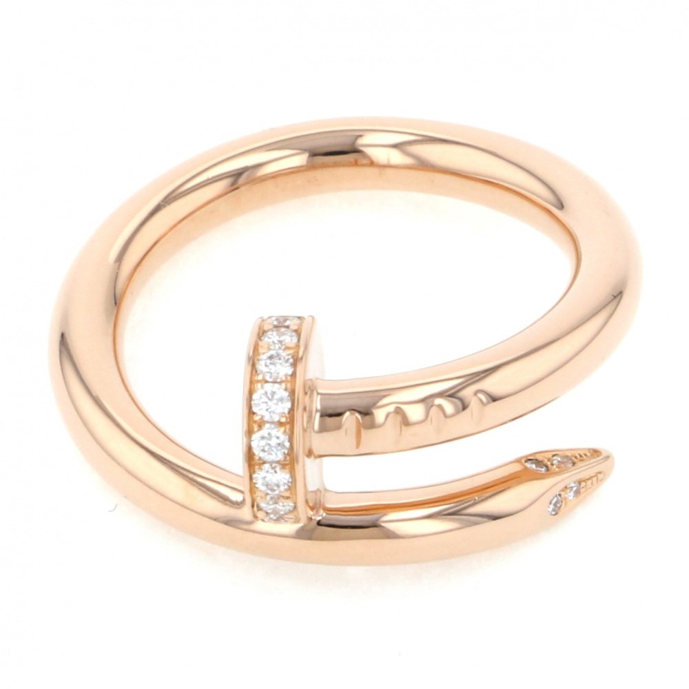 Cartier Juste un Clou Ring 18K Rose Gold Diamond