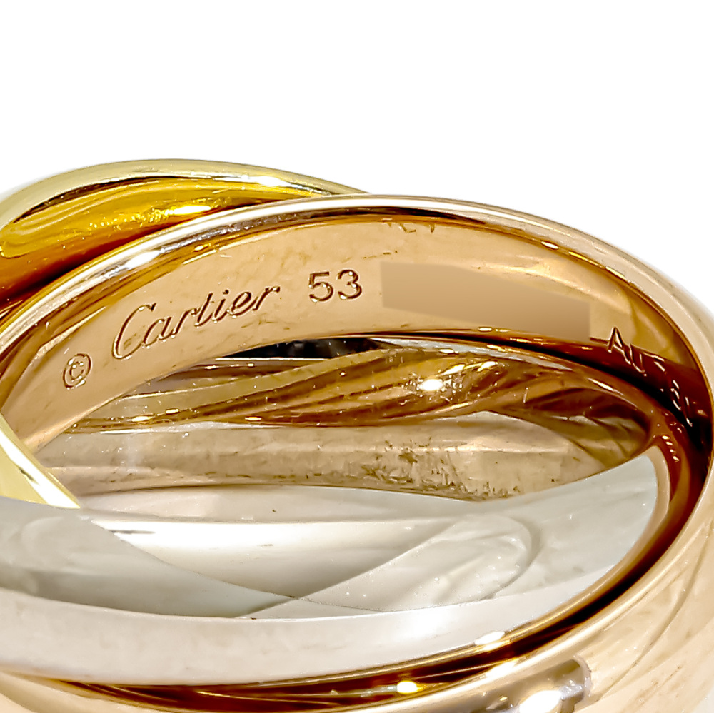 Cartier Trinity Ring Tri-Gold B4236100