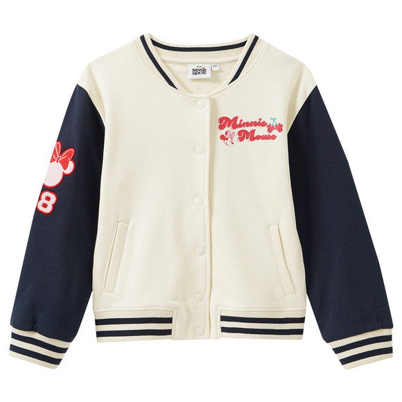 Topolino Minnie Maus Sweatjacke im College-Style