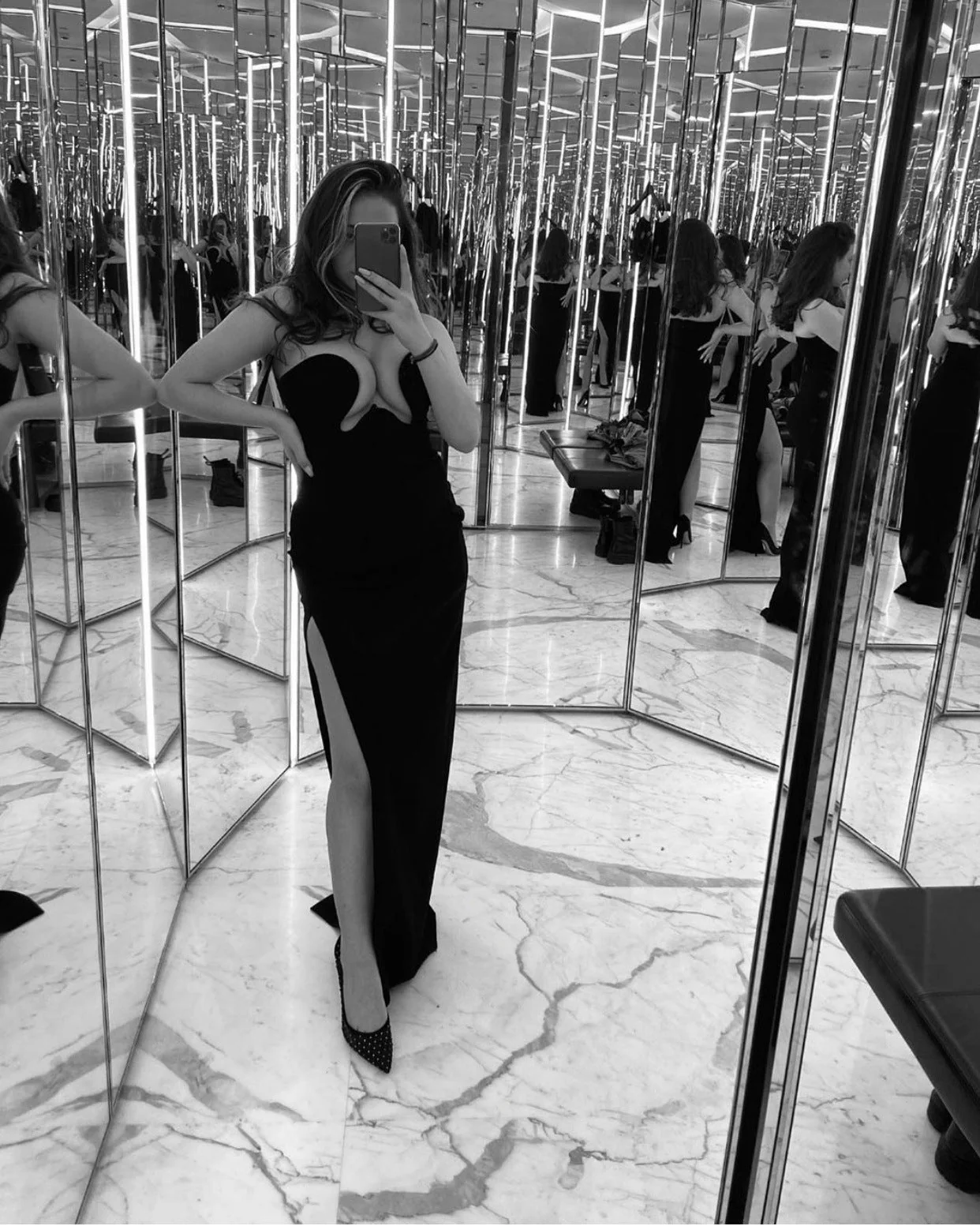 Long Slit Maxi Dress | Elegant Bodycon Evening GownClistos