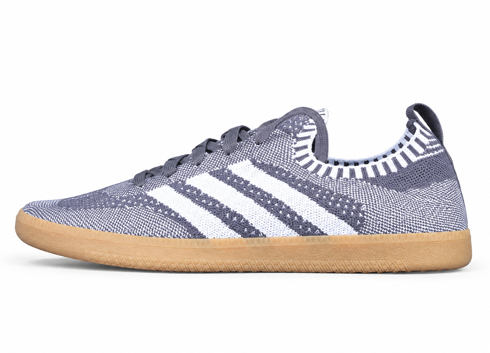 Adidas Samba Sock Primeknit White/Blue/Brown CQ2686