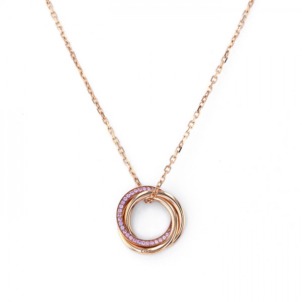 Cartier Trinity Necklace 18K Rose Gold
