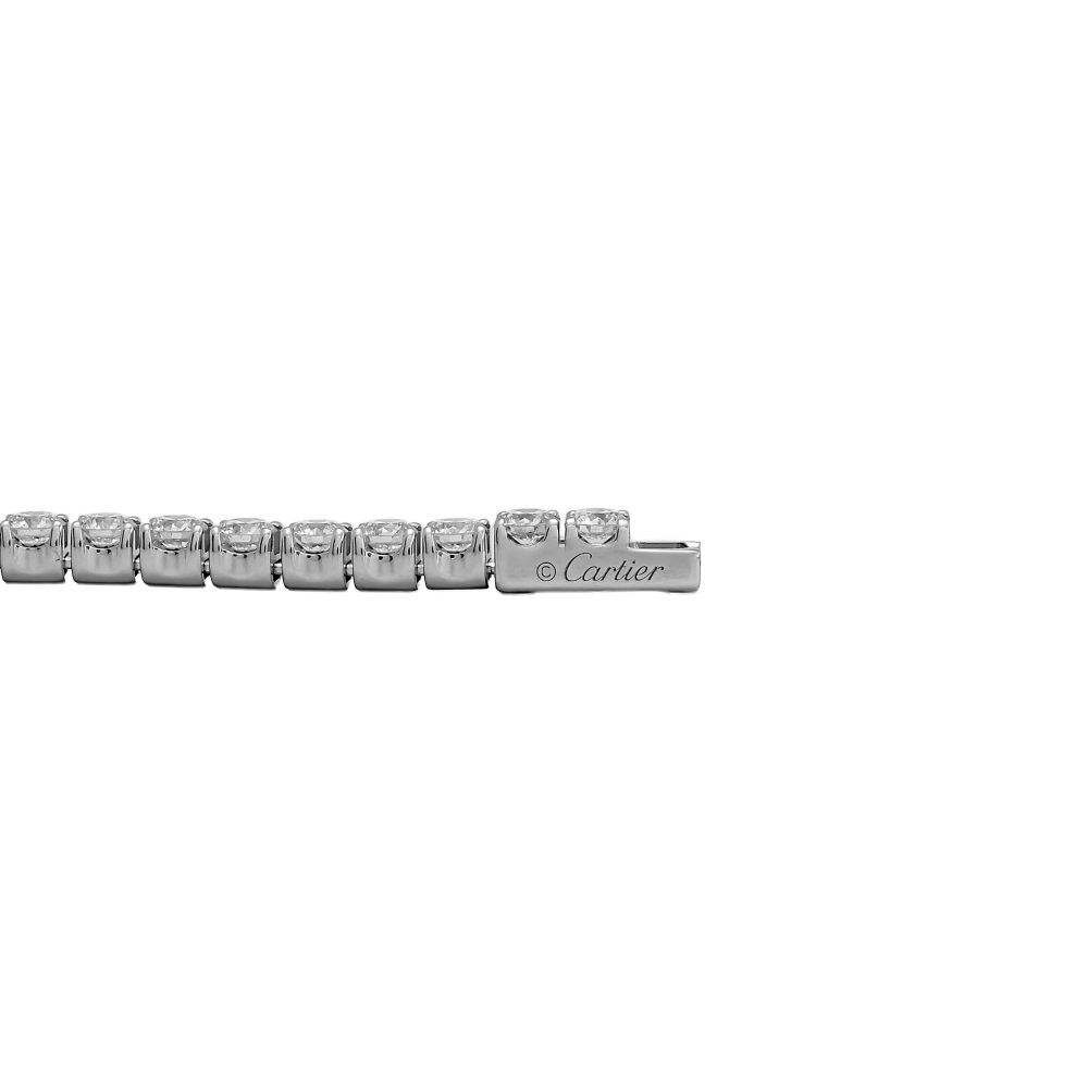 Cartier Essential Bracelet 18K White Gold Diamond N6708000