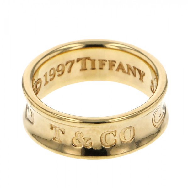 Tiffany & Co. Tiffany Narrowing K18YG Yellow Gold Ring