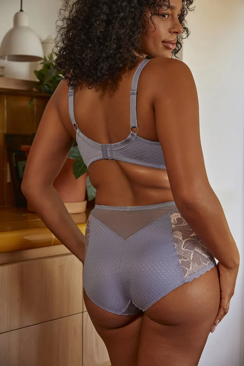 Culotte Capucine Gris & Rose Pâle