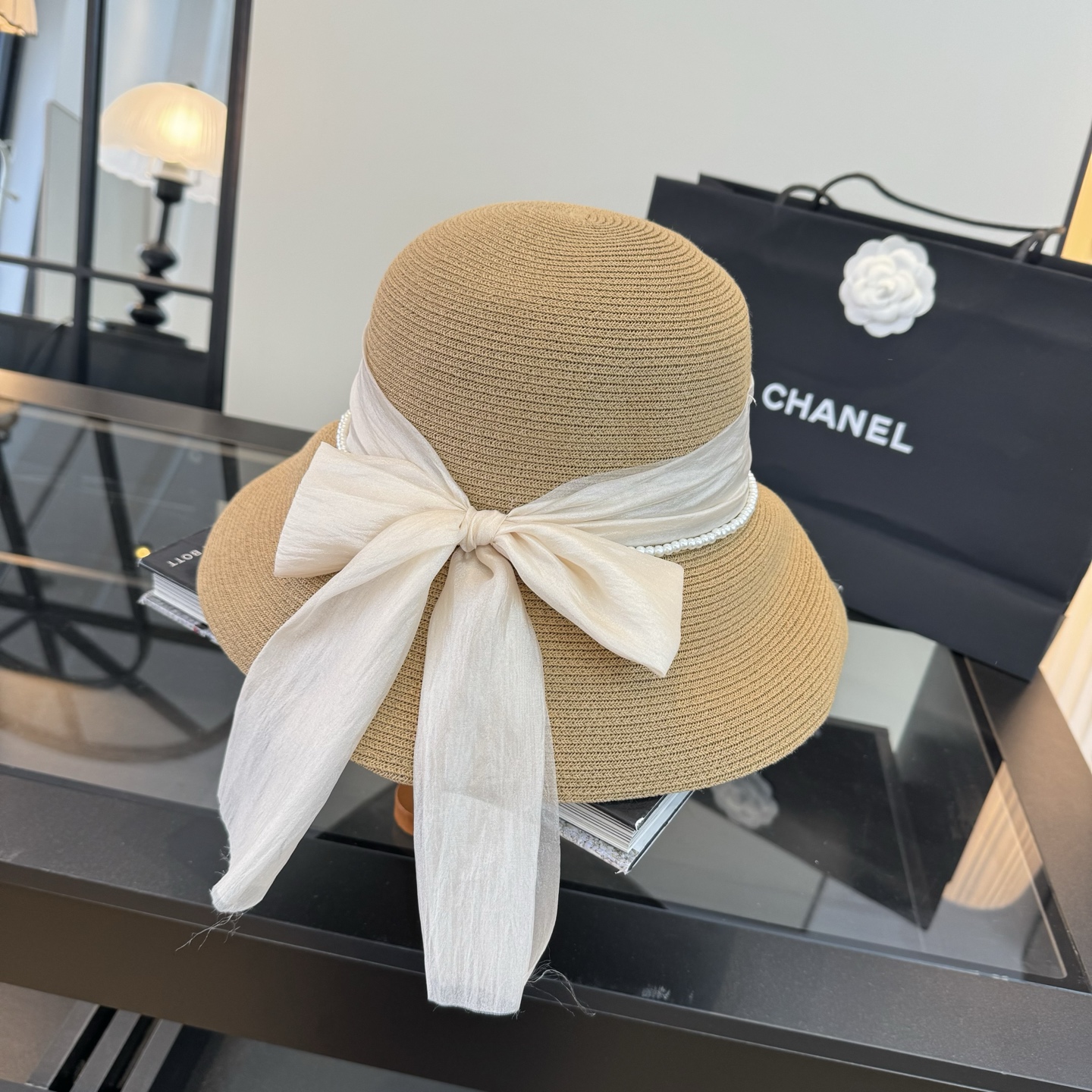 Chanel  new straw hat - cnluxepick