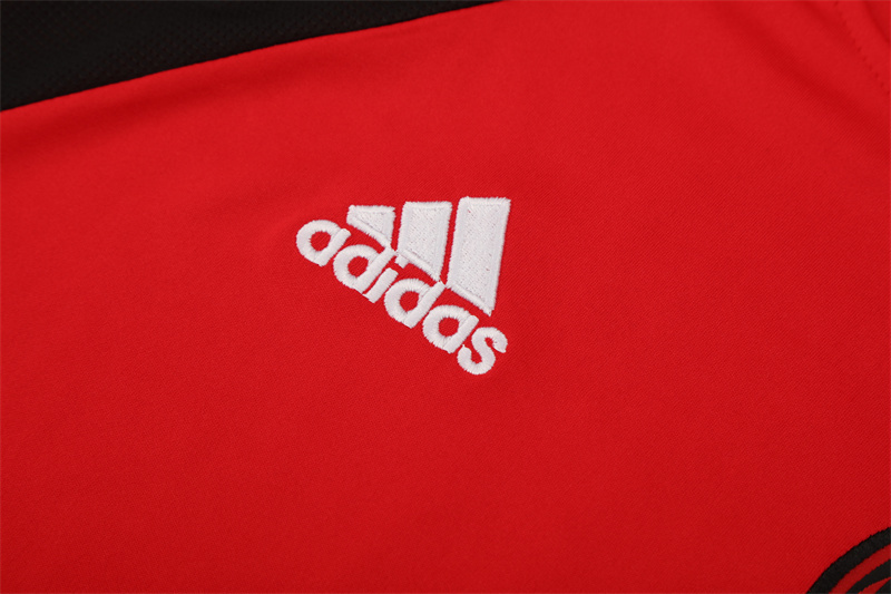 2005/06 AC Milan Retro Short Sleeves Training Jersey - Red 5