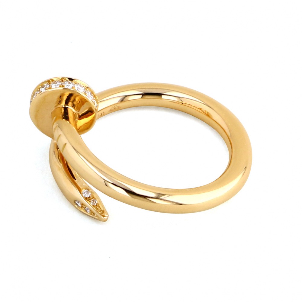 Cartier Juste un Clou Ring 18K Rose Gold Diamond
