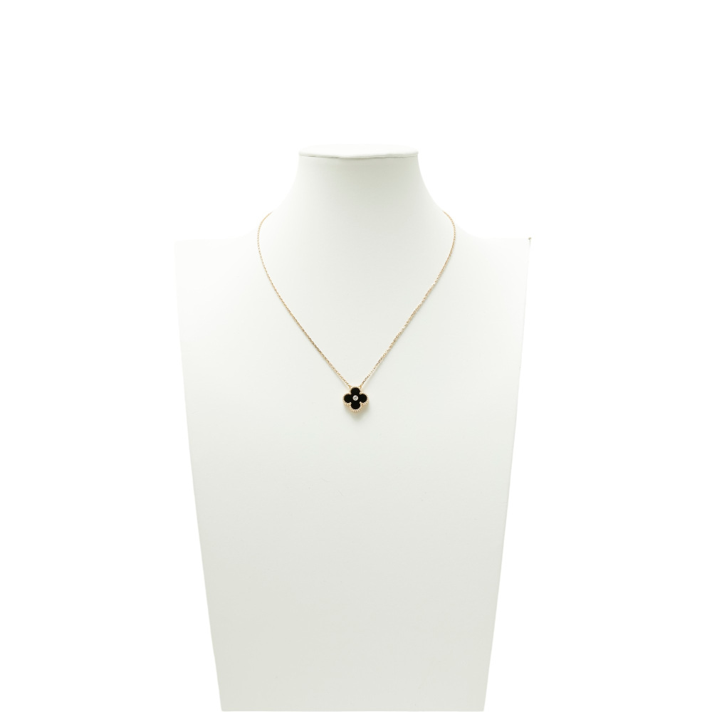 Van Cleef & Arpels Vintage Alhambra 2016 Holiday Exclusive Necklace 18K Rose Gold VCARO97I00