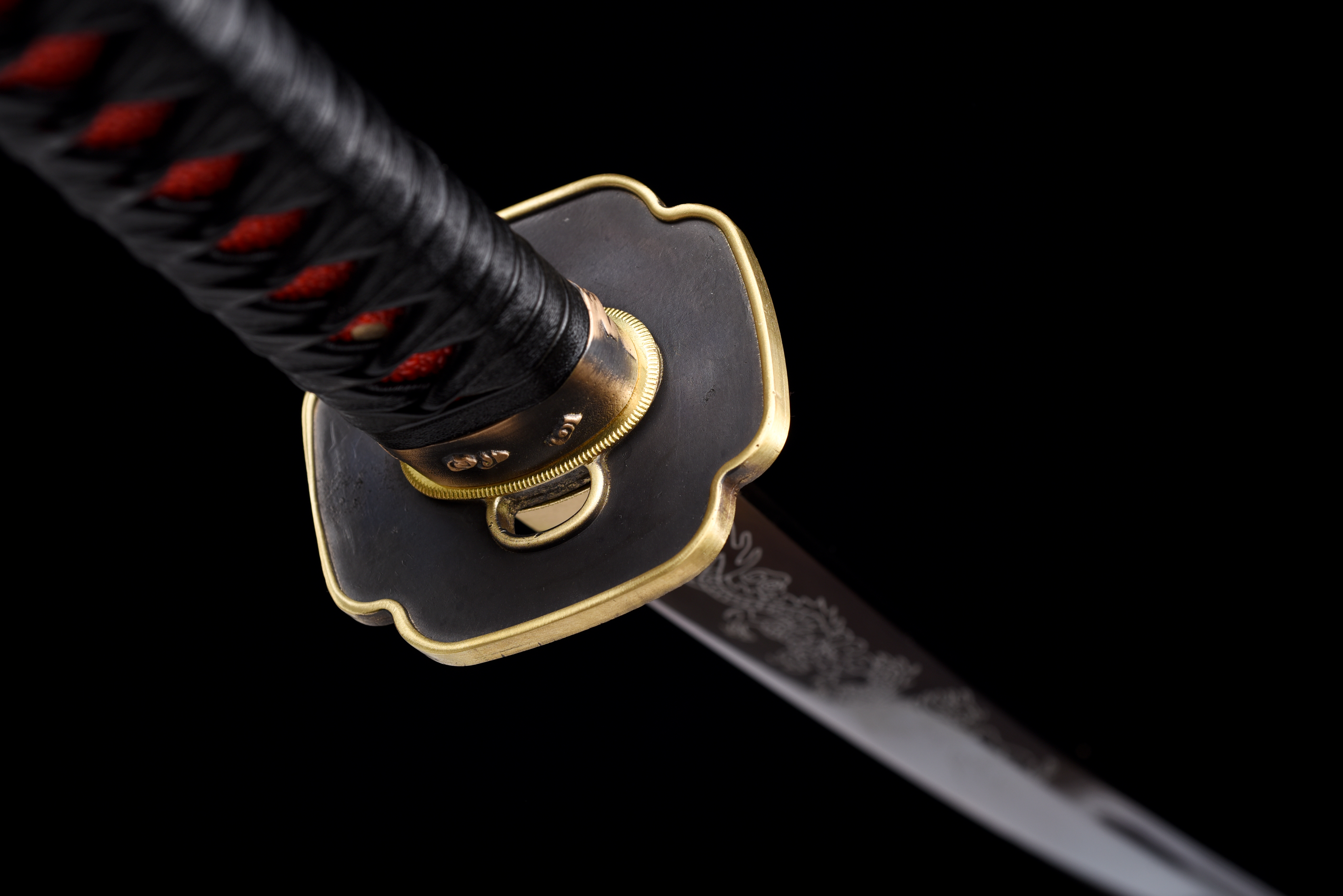 Purple Dragon Katana – High Manganese Steel, Full Tang