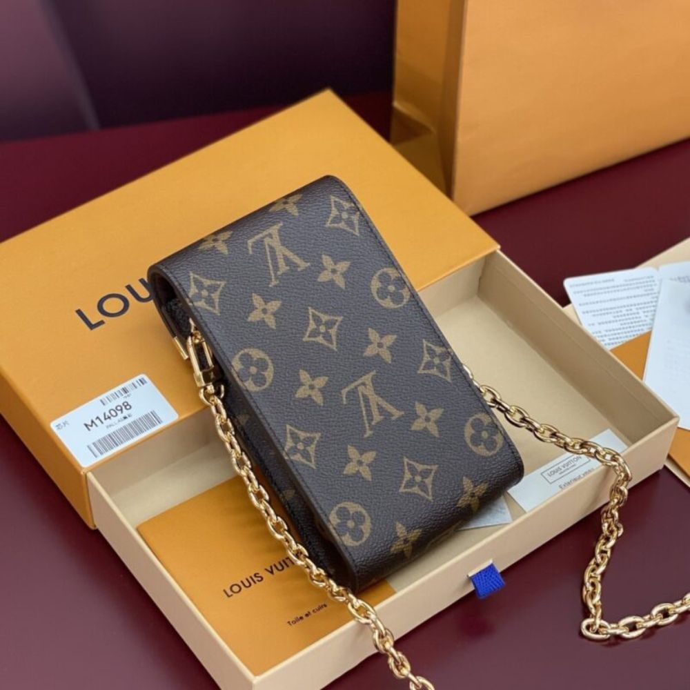 Louis Vuitton Phone Pouch Métis Brown 6.7 Inches N00144