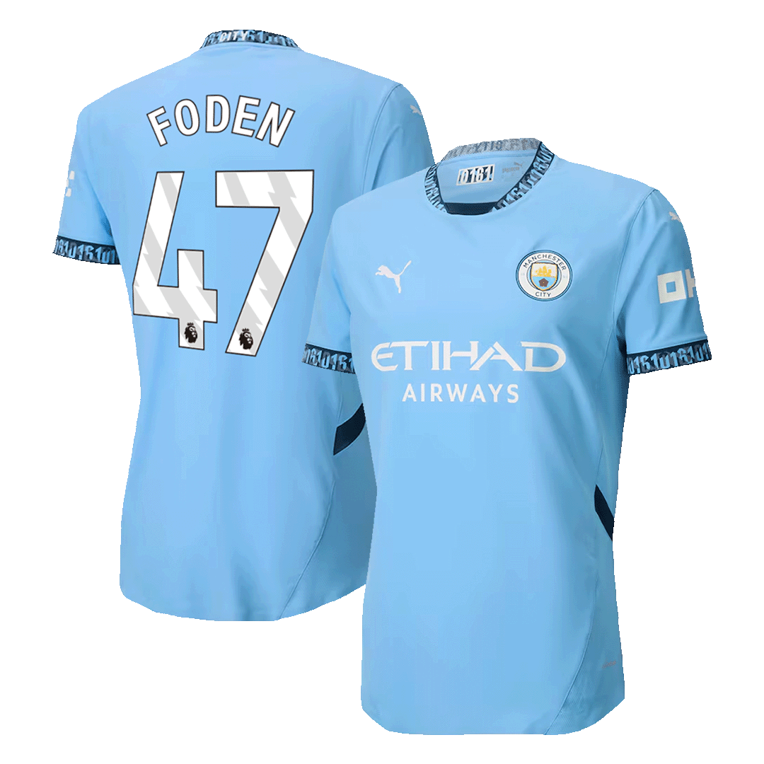 FODEN #47 Manchester City Home Player Version Jersey