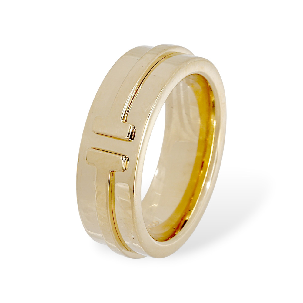 Tiffany & Co. Tiffany T Narrow Ring 18K Yellow Gold