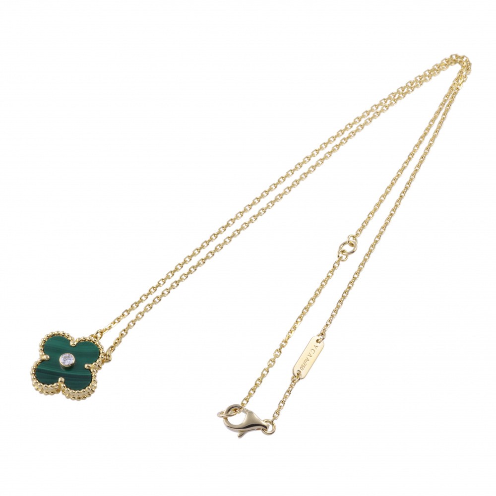 Van Cleef & Arpels Vintage Alhambra Necklace 18K Yellow Gold