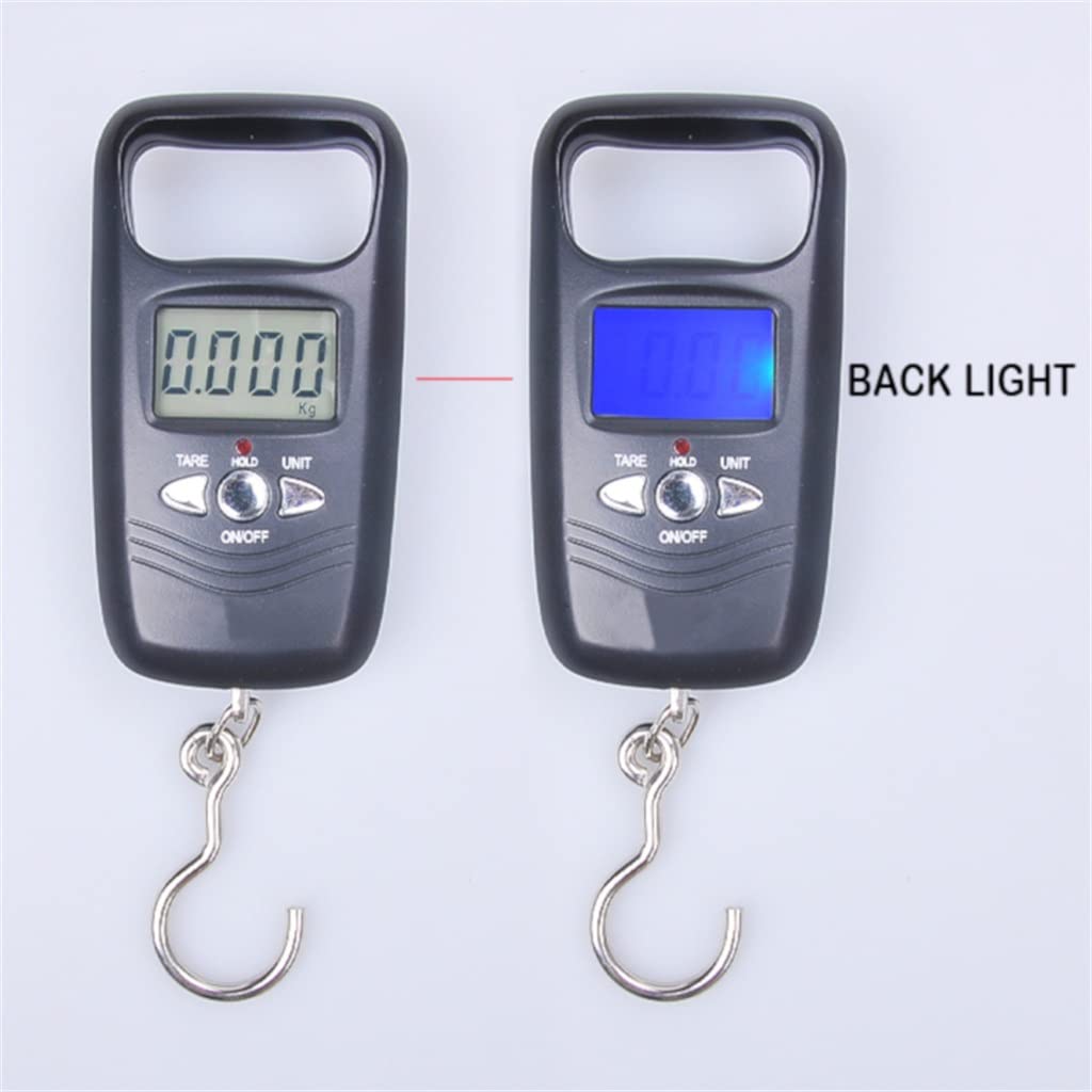 50kg Fishing Hook Luggage Digital Pocket Potable LCD Hanging Electronic Travel Weighing Scales Scales