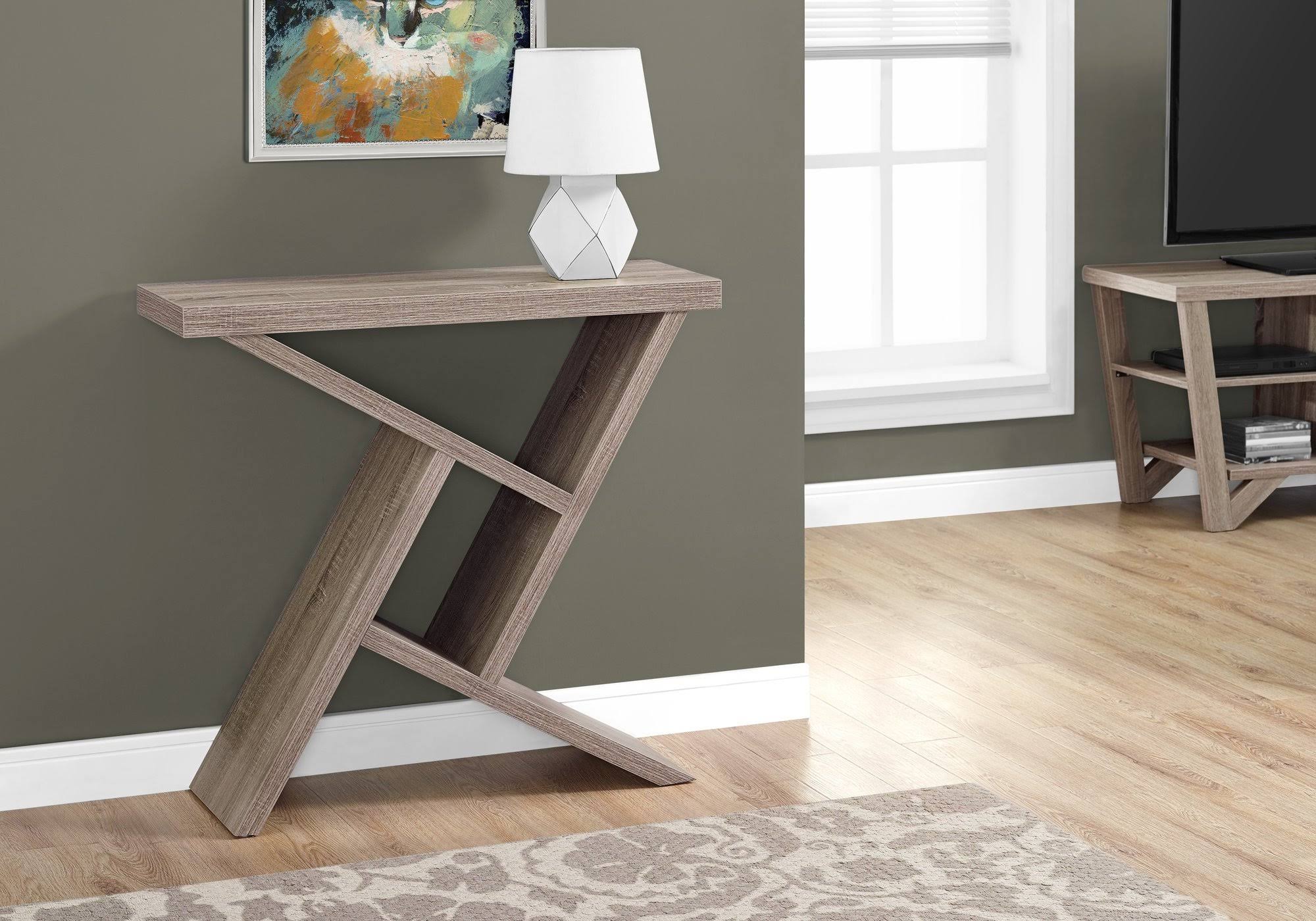 Monarch Accent Table - 36x22L / Cappuccino Hall Console