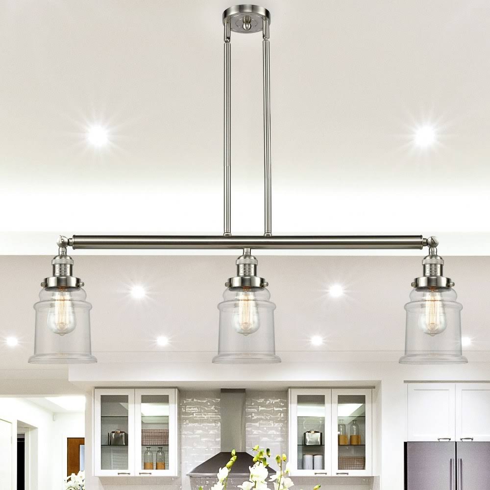 Innovations 213-OB-G184 Oil Rubbed Bronze Canton 3 Light Island Light