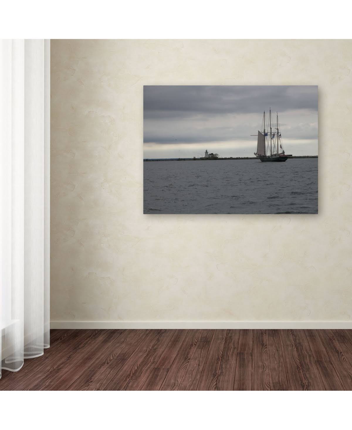 Trademark Global Monica Fleet &Breaking Boundary& Canvas Art