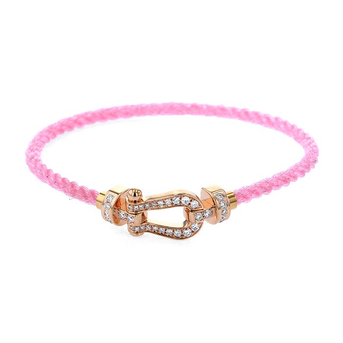 FRED Force 10 Mm Bracelet 18K Rose Gold Diamond