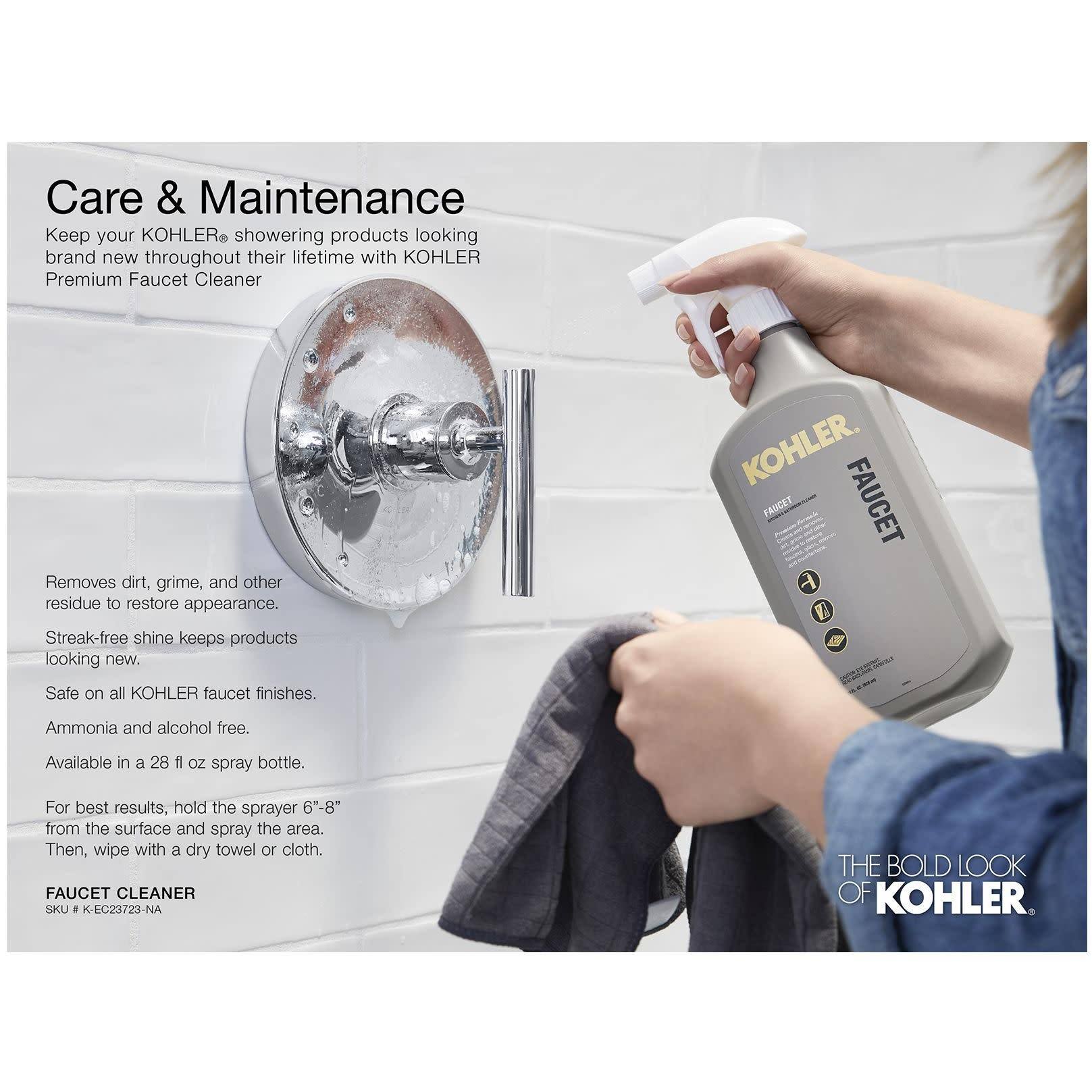 KOHLER K-14788-SN Shift Square Handshower, Black Handle, Vibrant Polished Nickel