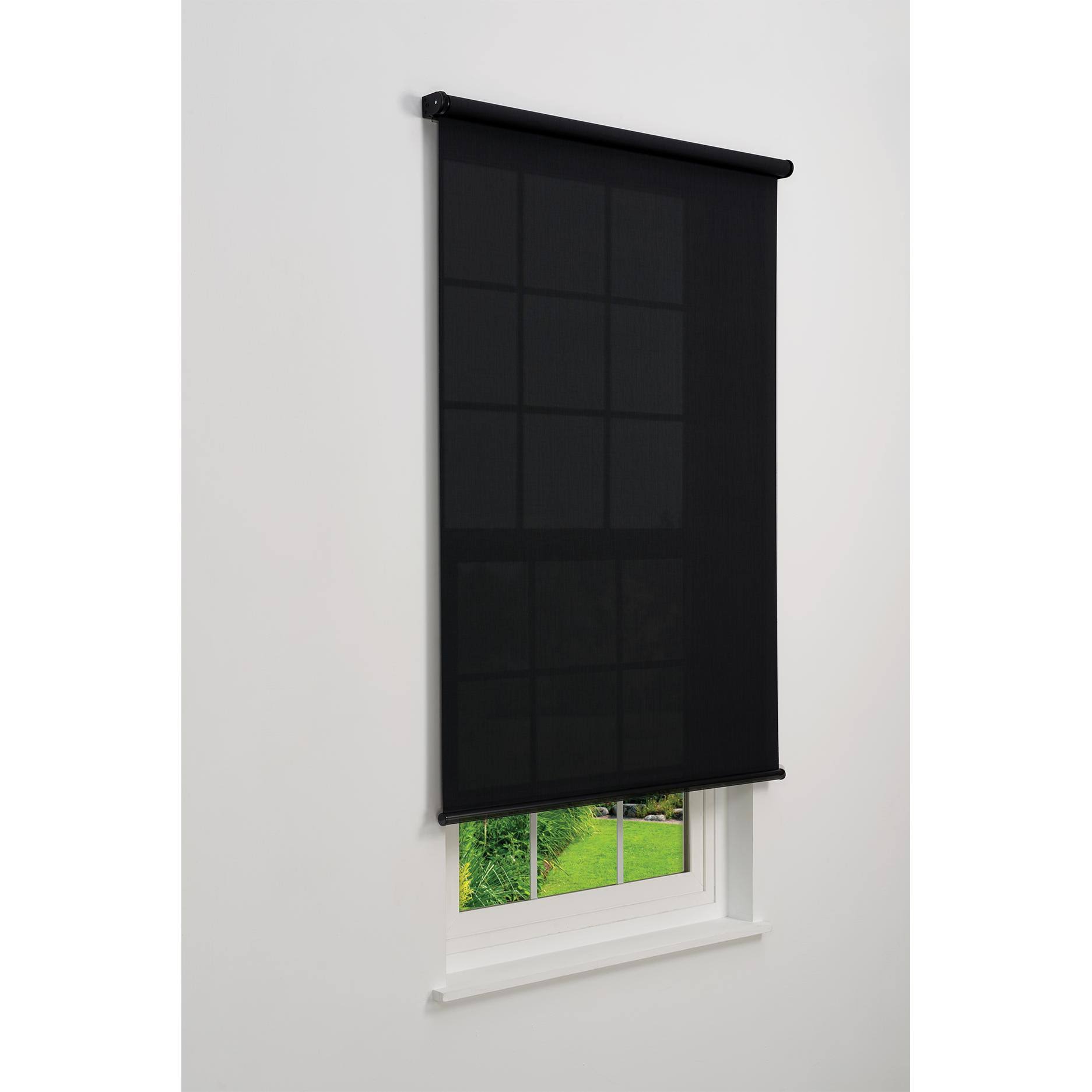 Linen Avenue Cordless 5% Solar Screen Standard Roller Shade, Grey 70 W x 66 H