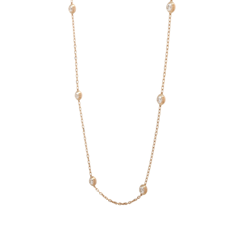 Cartier Diaman Leger Necklace 18K Rose Gold Diamond B7215200