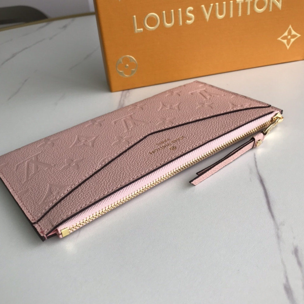 Louis Vuitton Pochette Melanie Monogram Empreinte Rose Ballerine 9 Inches M68712