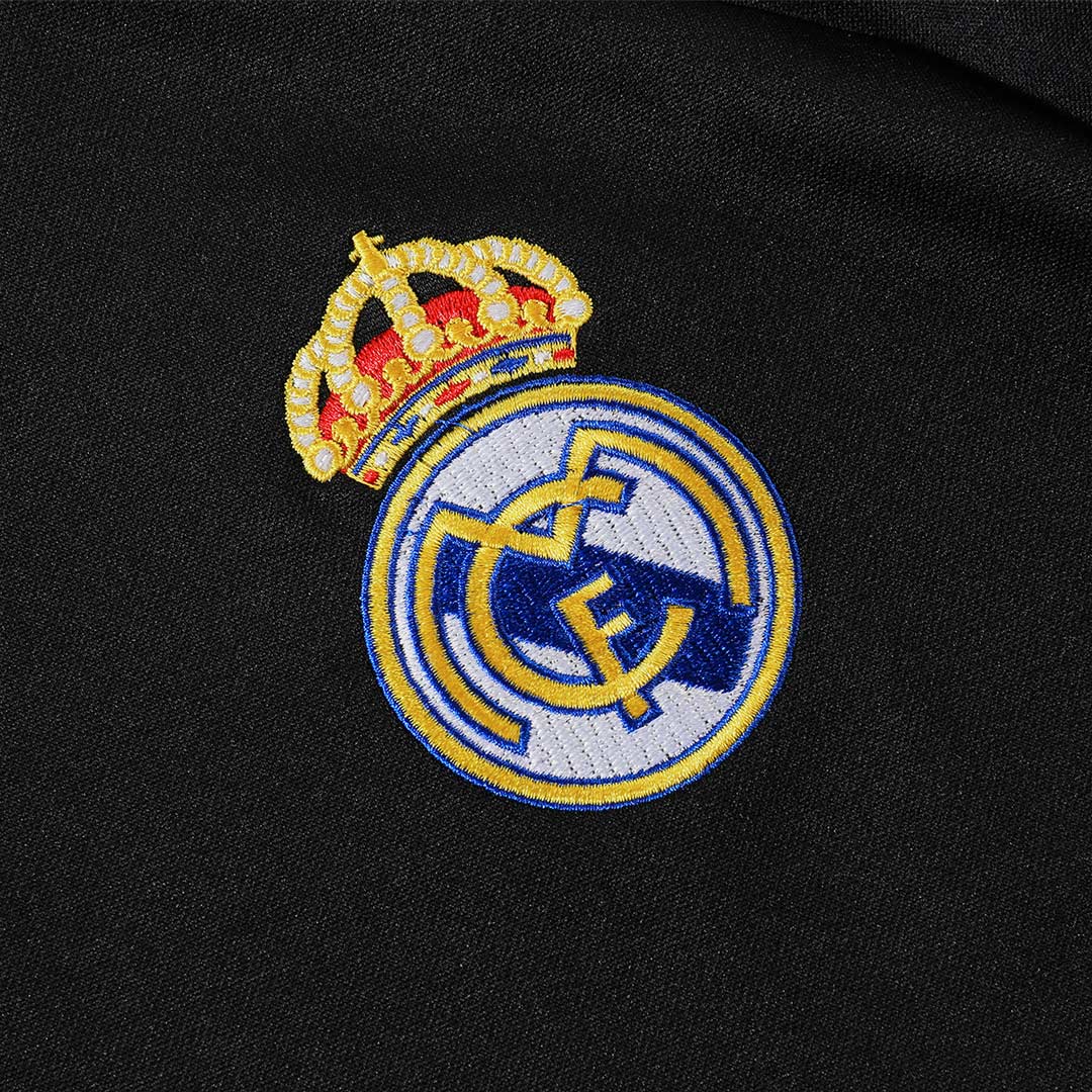 Real Madrid 1/4 Zip Tracksuit 2025/26 Black