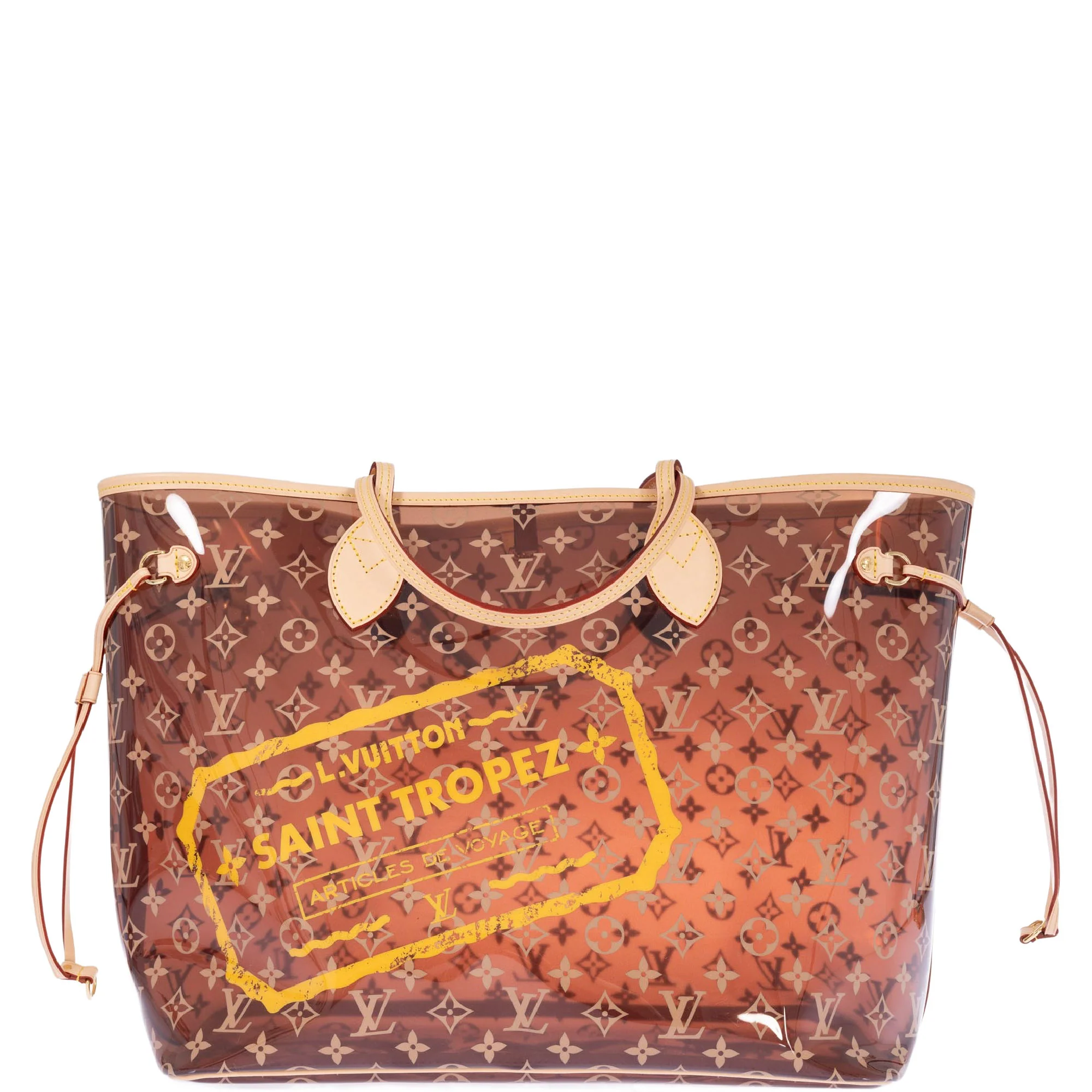 Louis Vuitton Vinyl Monogram St. Tropez Neverfull GM