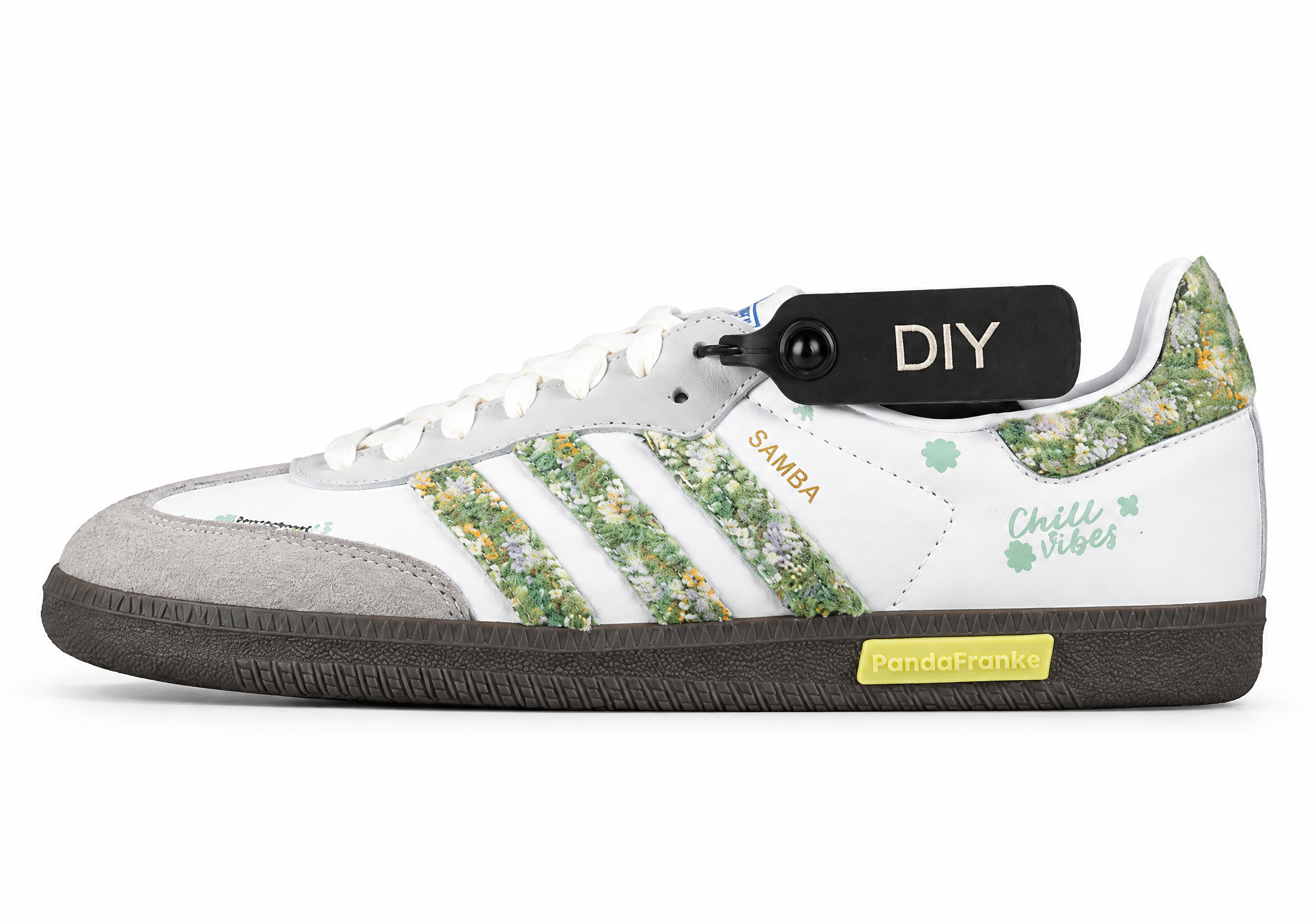Adidas Originals Samba Og Cloud White/Core Black/Green B75806