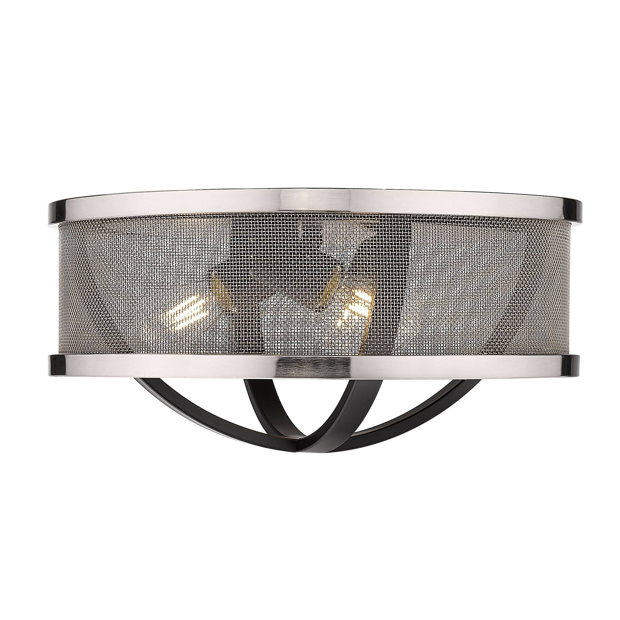 Golden Lighting 3167-FM15 OG Colson Flush Mount, Olympic Gold