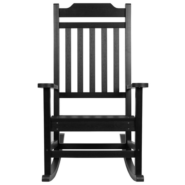 2 Pack AllWeather Faux Wood Rocking Chair