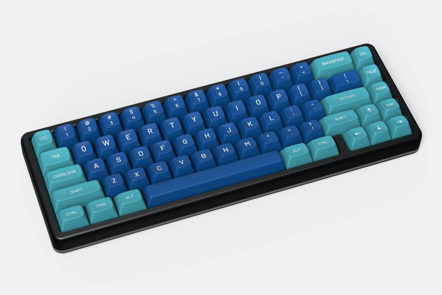 Drop MT3 Dasher Keycap Set - Base Kit in Blue