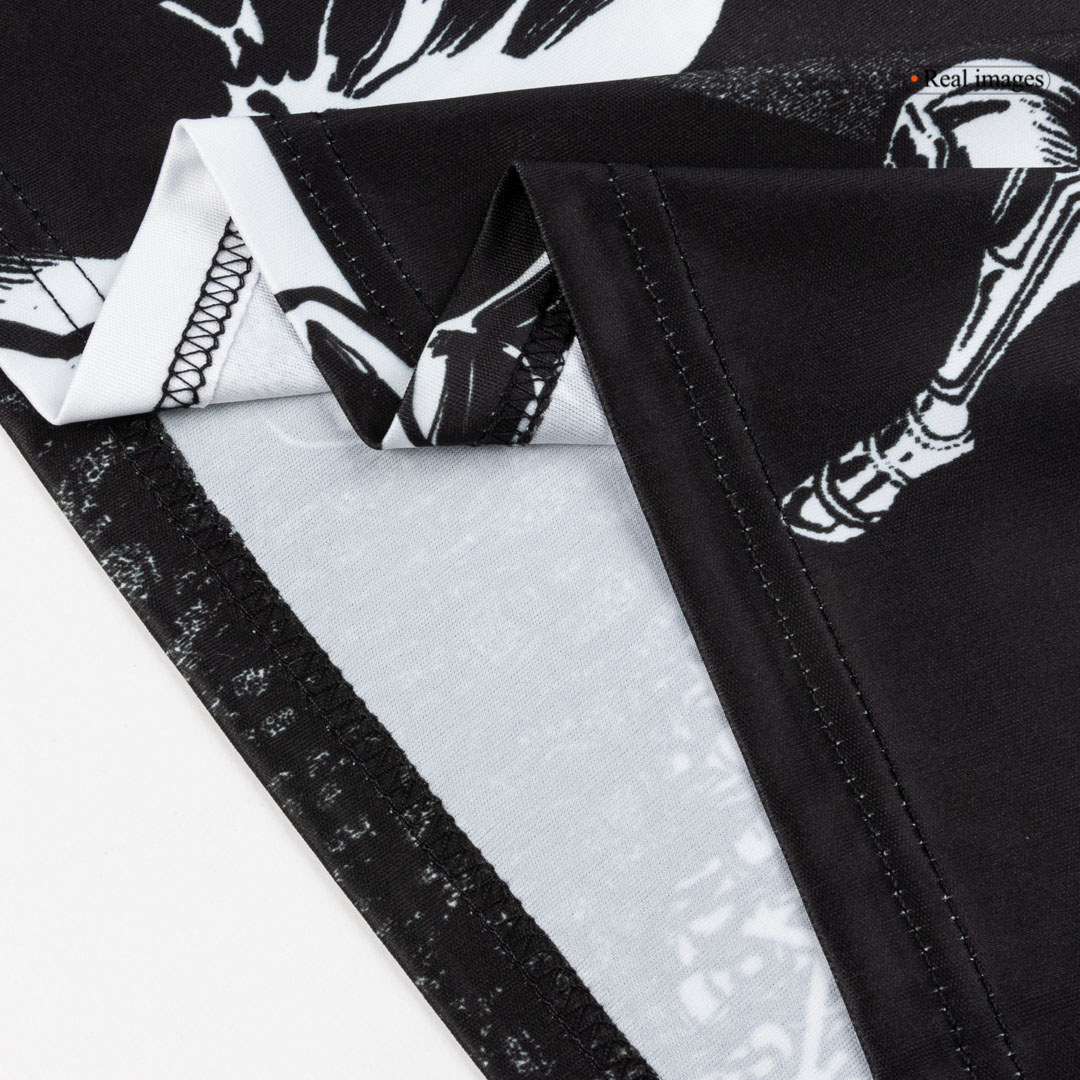 Real Madrid X Marvel Long Sleeve Jersey 25/26 Black&White