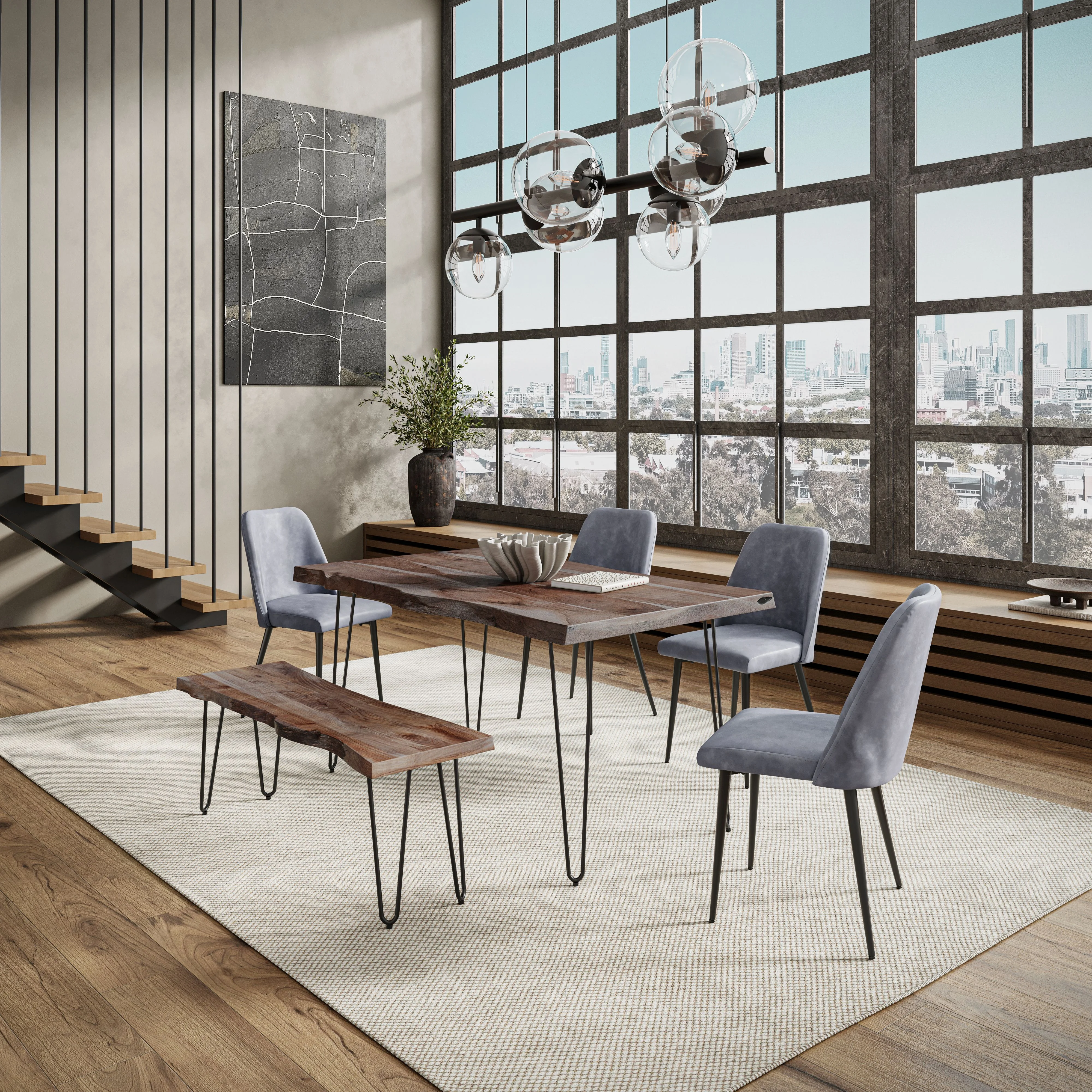 Jofran Nature's Edge Solid Wood 60