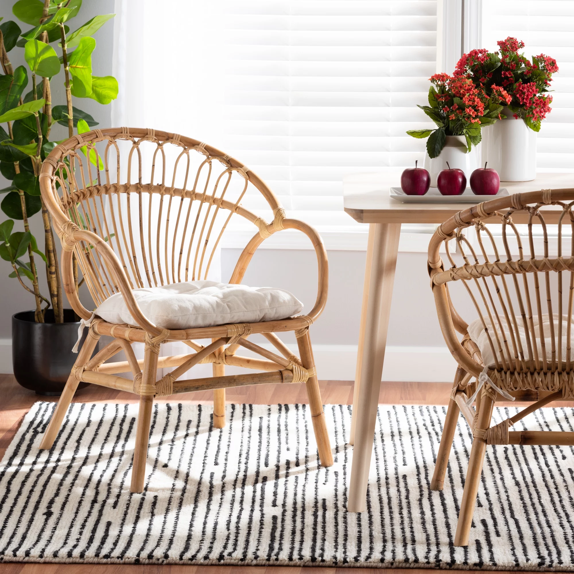 bali & pari Dining Chair, Brown