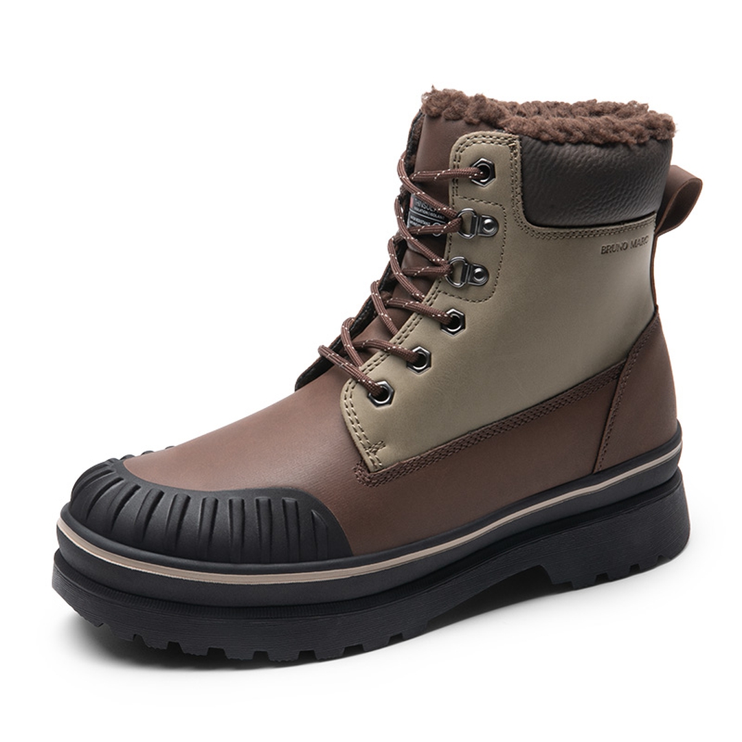 Men's Lace-Up Protective Toe Winter Boots
