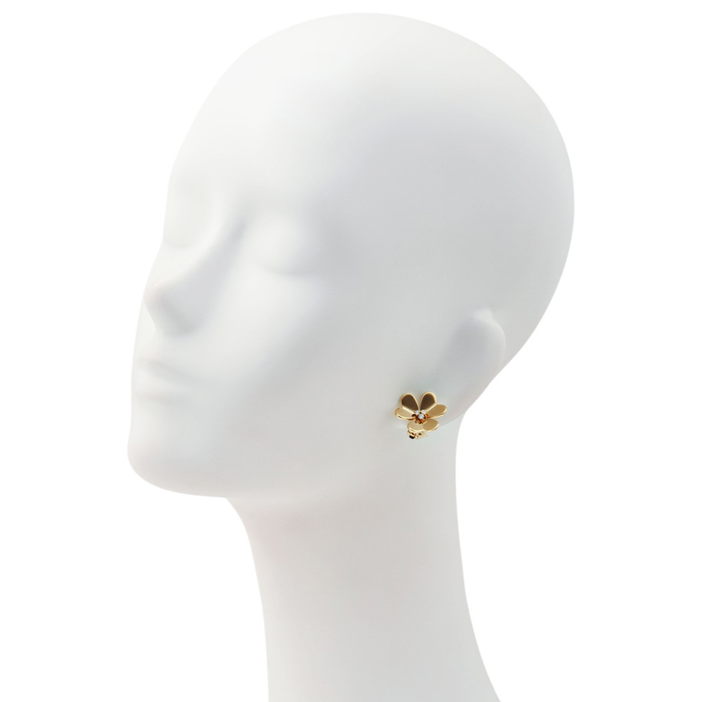 Van Cleef & Arpels Frivole Earrings 18K Yellow Gold VCARB65900