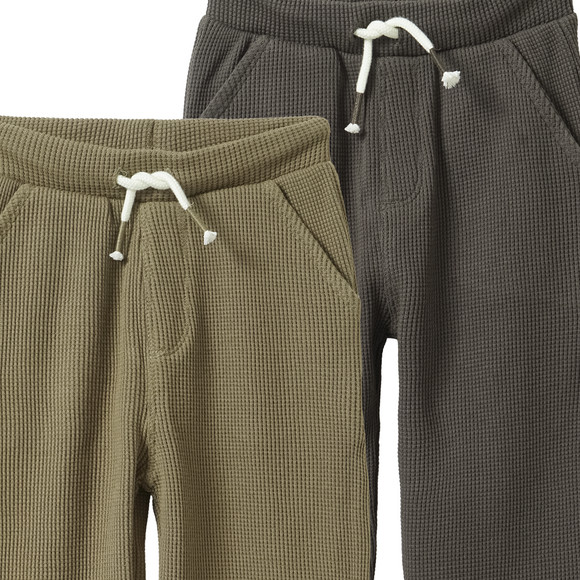 Topomini Pure Collection 2 Baby Jogginghosen aus Waffel-Piqué