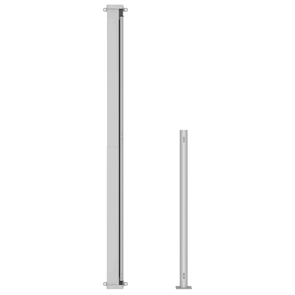 vidaXL Patio Retractable Side Awning 70.9x22x196.9x22 Cream