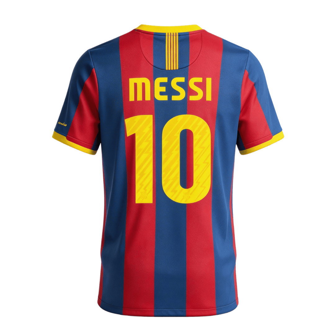 Retro Soccer Jersey MESSI #10 Barcelona Home 2010/11