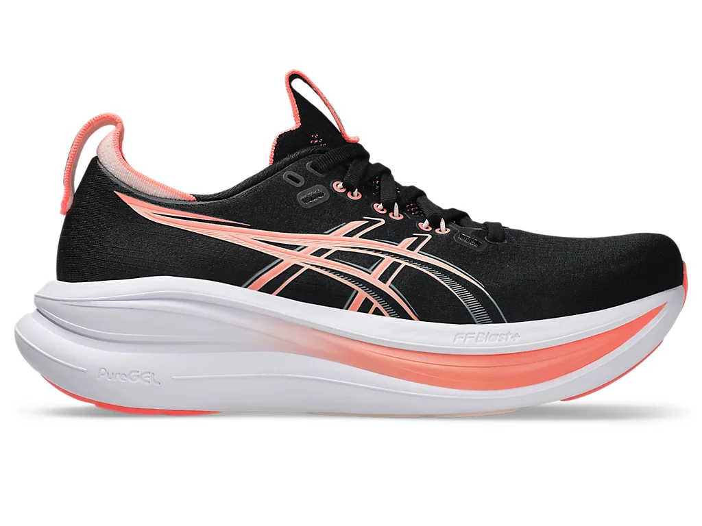 ASICS GEL-NIMBUS 28 Running Shoes Black/Pearl Pink 1012B899-003