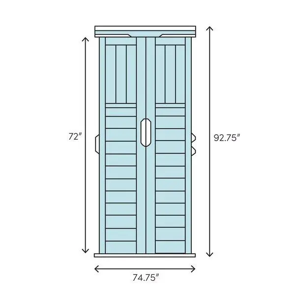 Resin Storage Shed – 6.25 ft Wide x 5.5 ft Deep with Reinforced Frame