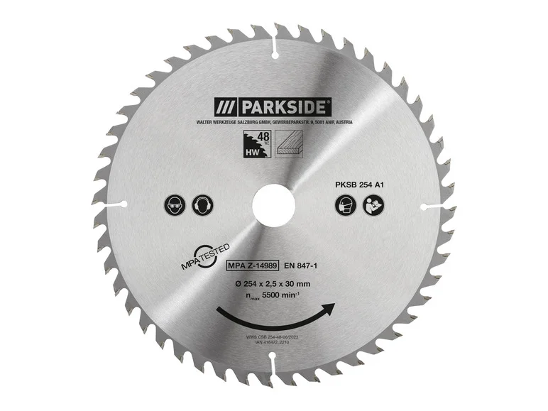 PARKSIDE® Lame de scie circulaire PKSB 254 A1, 25,4 cm