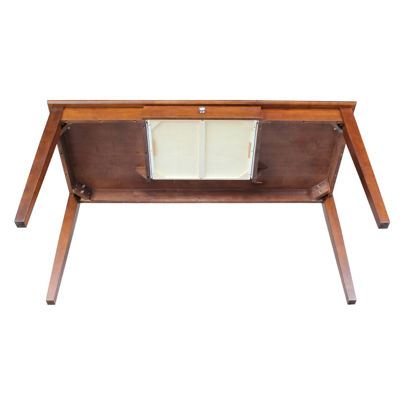 International Concepts Writing Desk with Drawer, Espresso