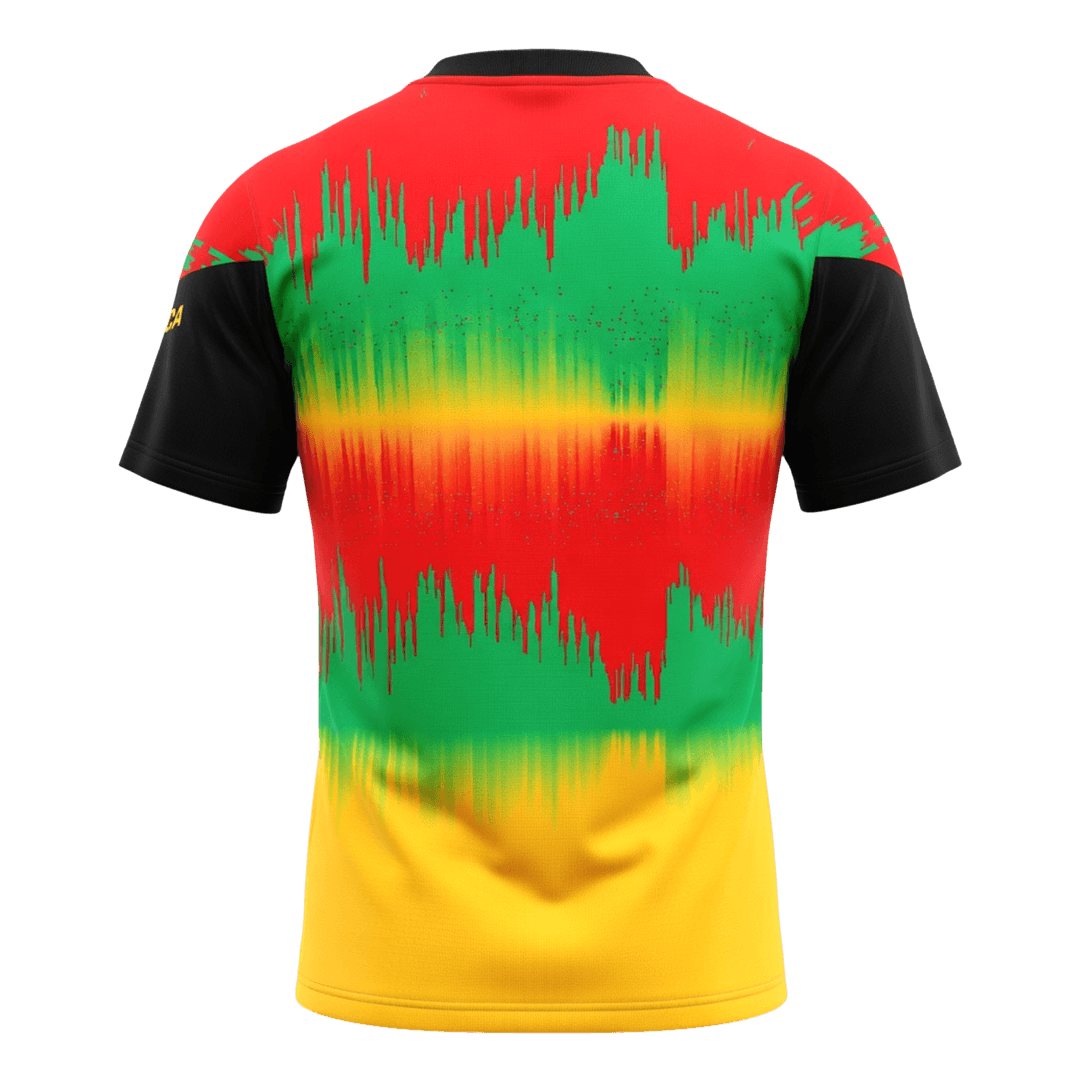 Jamaica Pre-Match Soccer Jersey World Cup 2026 Colorful
