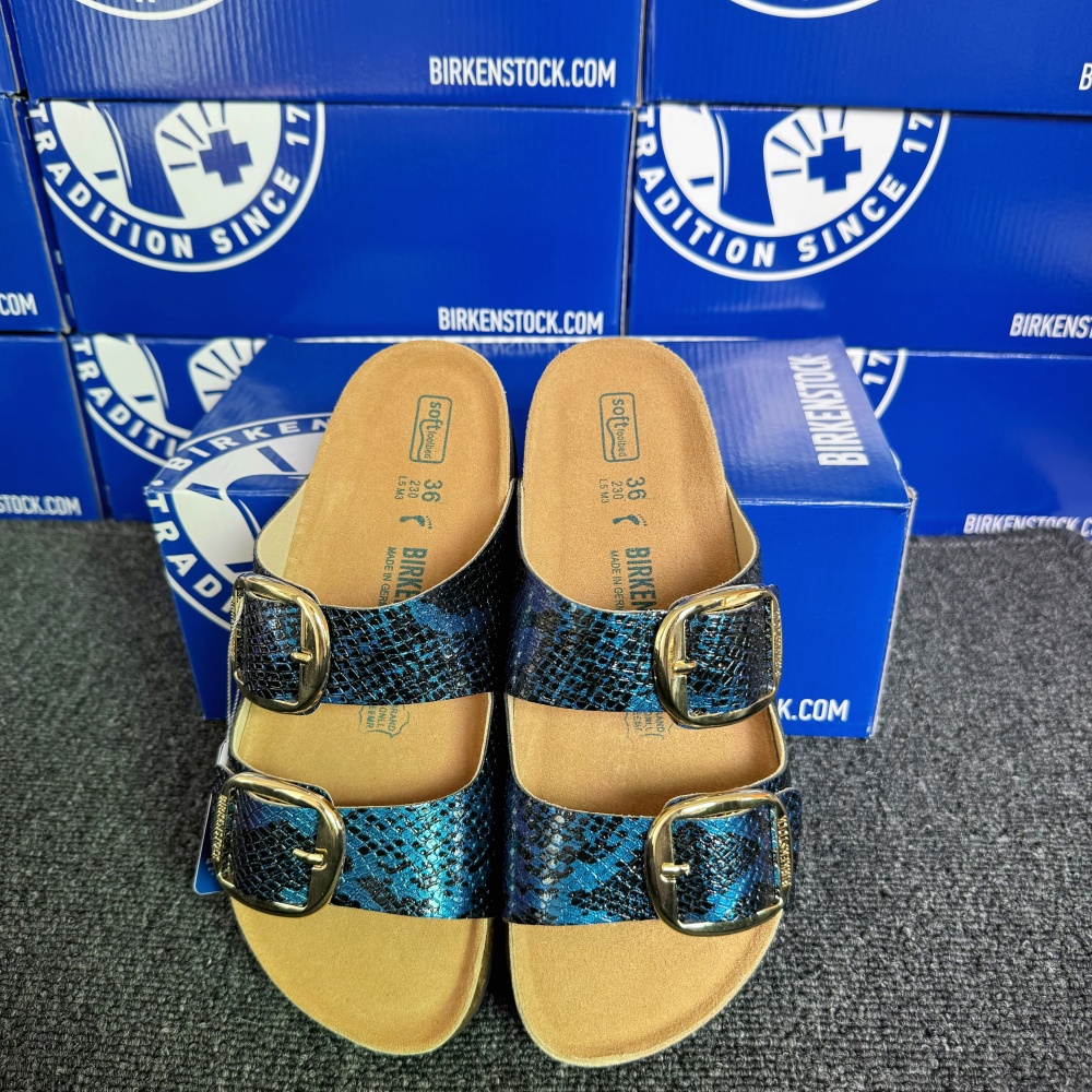 Birkenstock Arizona Python Print Casual Sandals