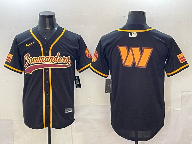 Men's Washington Commanders Black Game Jersey