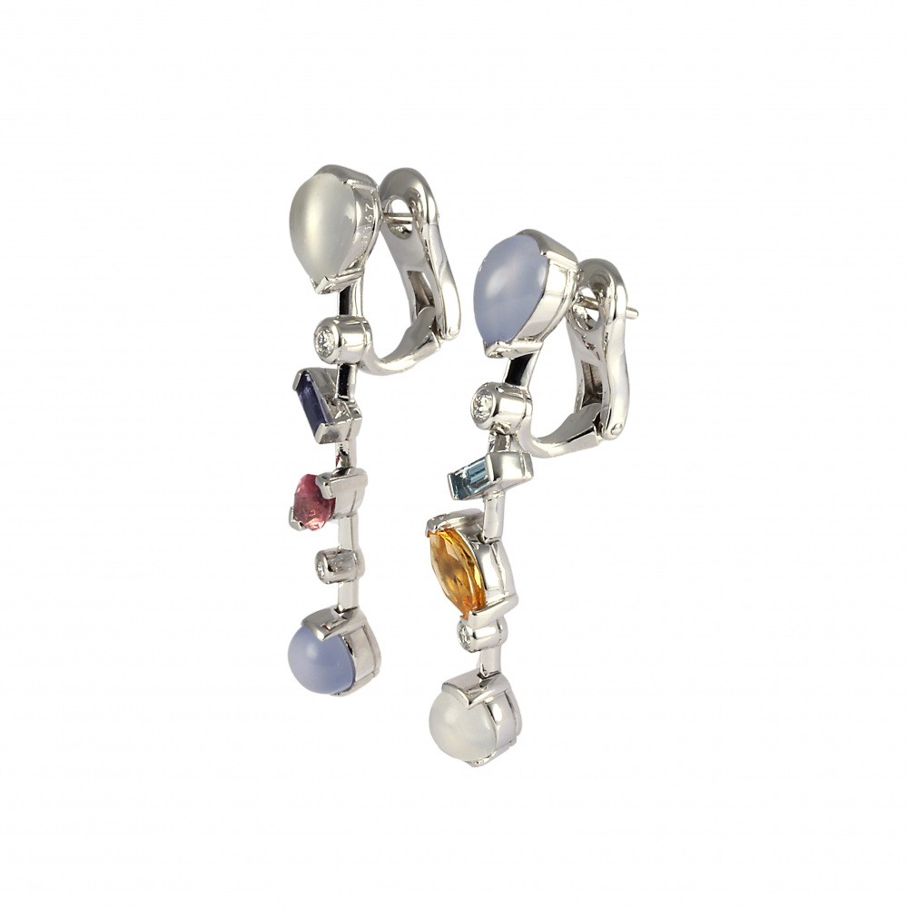 Cartier PT950 Earrings Platinum